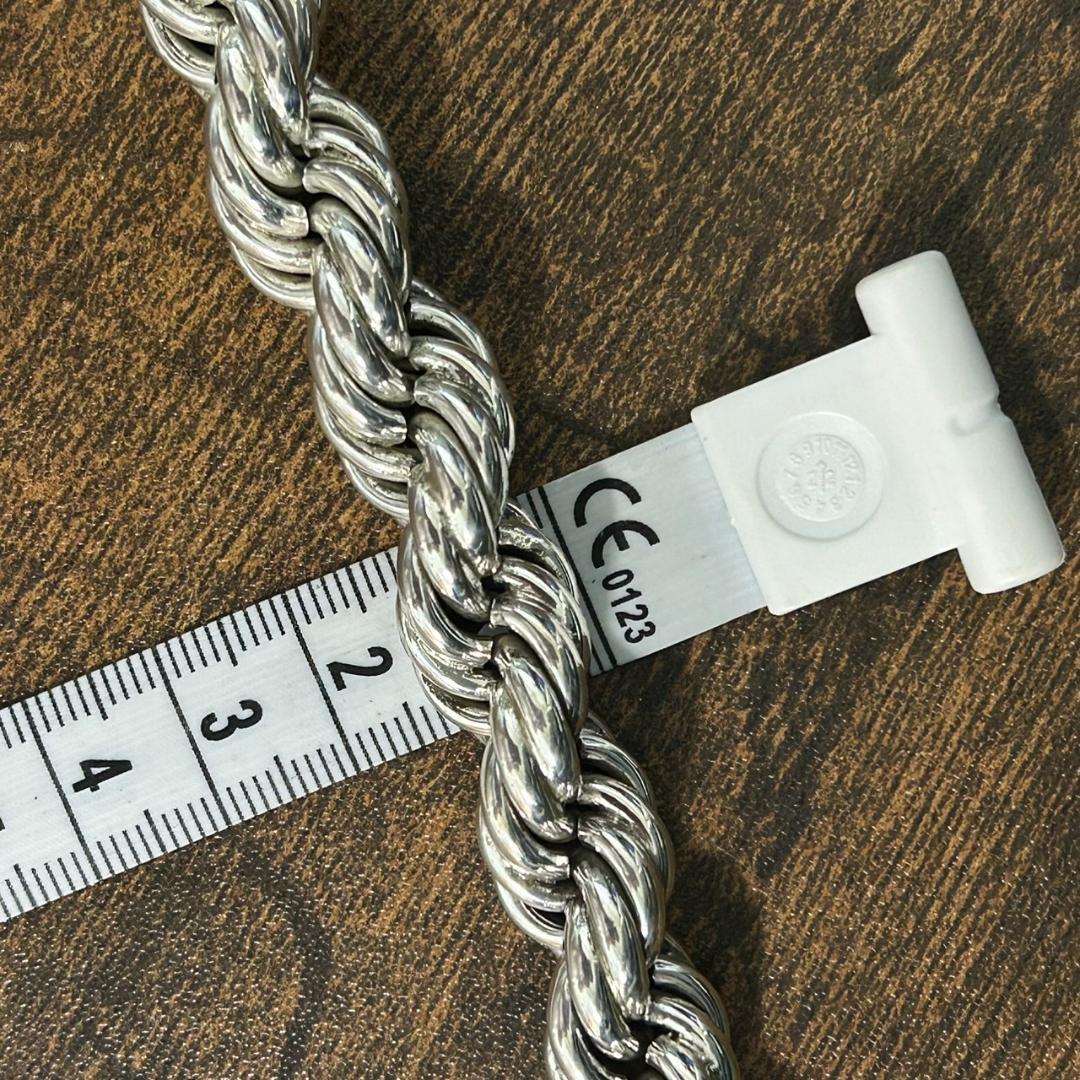 希少 メキシカンジュエリー ブレスレット ツイスト シルバー925 タスコ