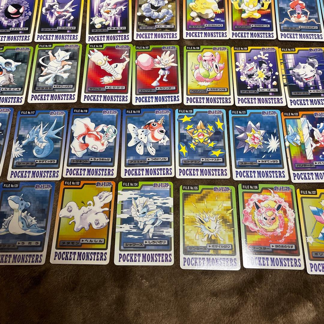 ポケモン カードダス　ノーマル　セミ コンプ　ゲンガー　ブイズ　まとめ