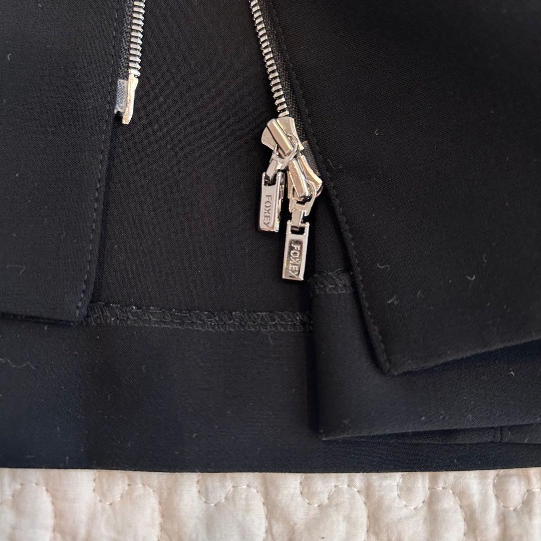 美品♡フォクシーニューヨーク　パトリシア　ジップアップ 2wayワンピース　40