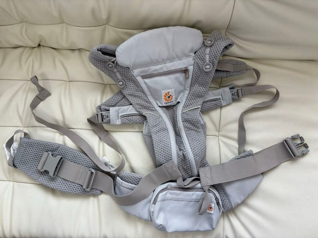 【なーこ】エルゴベビー オムニブリーズ パールグレー