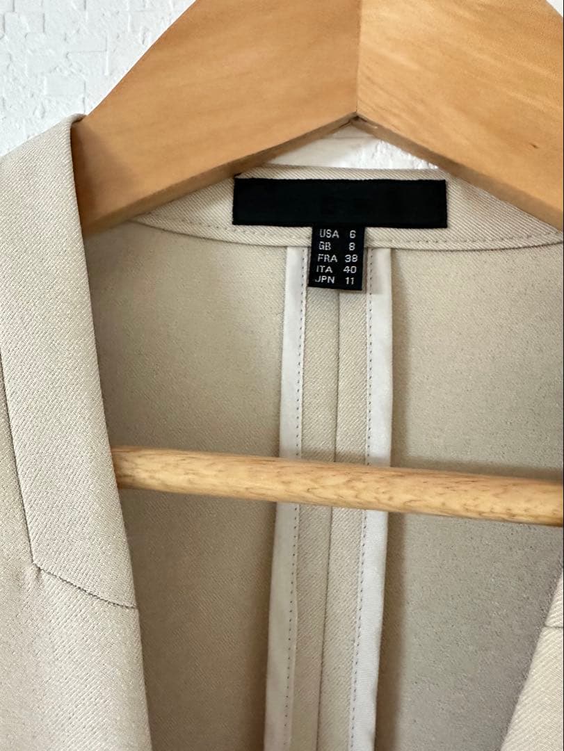 ICB パンツスーツ　ウォッシャブル　ベージュ