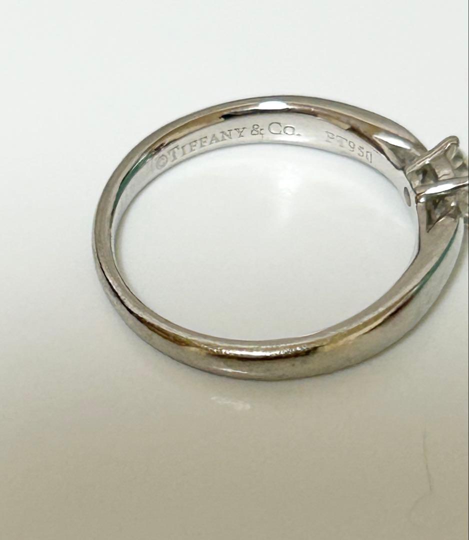 ティファニーハーモニーリング Pt950 0.22ct VS-1