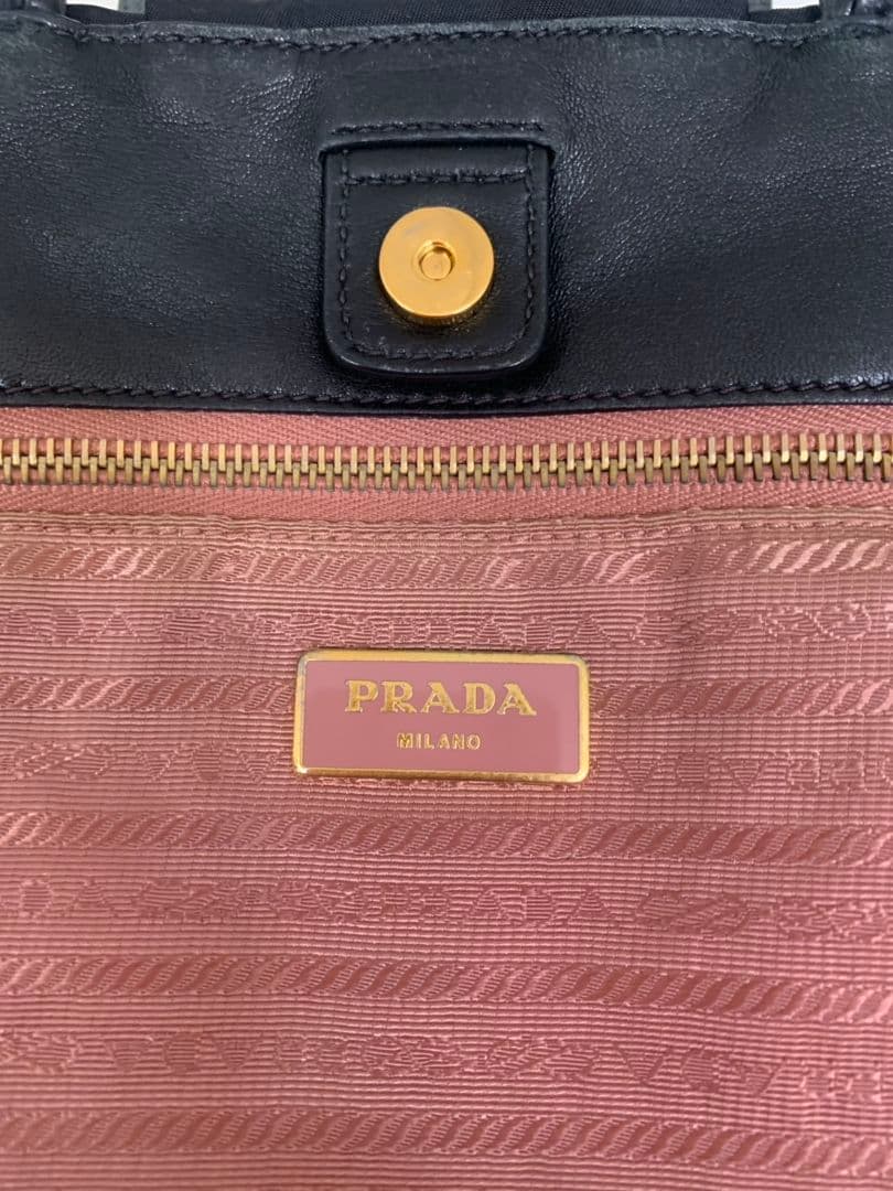 【Mochi】PRADA リボンハンドバッグ