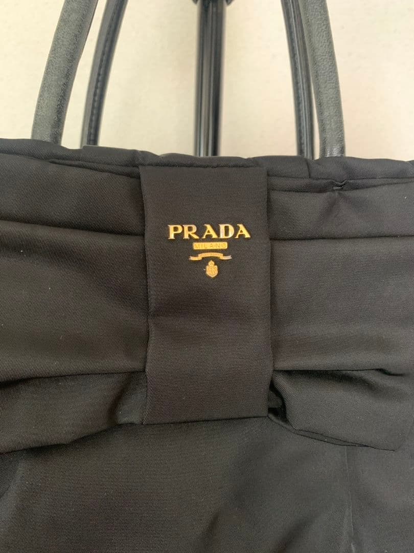 【Mochi】PRADA リボンハンドバッグ