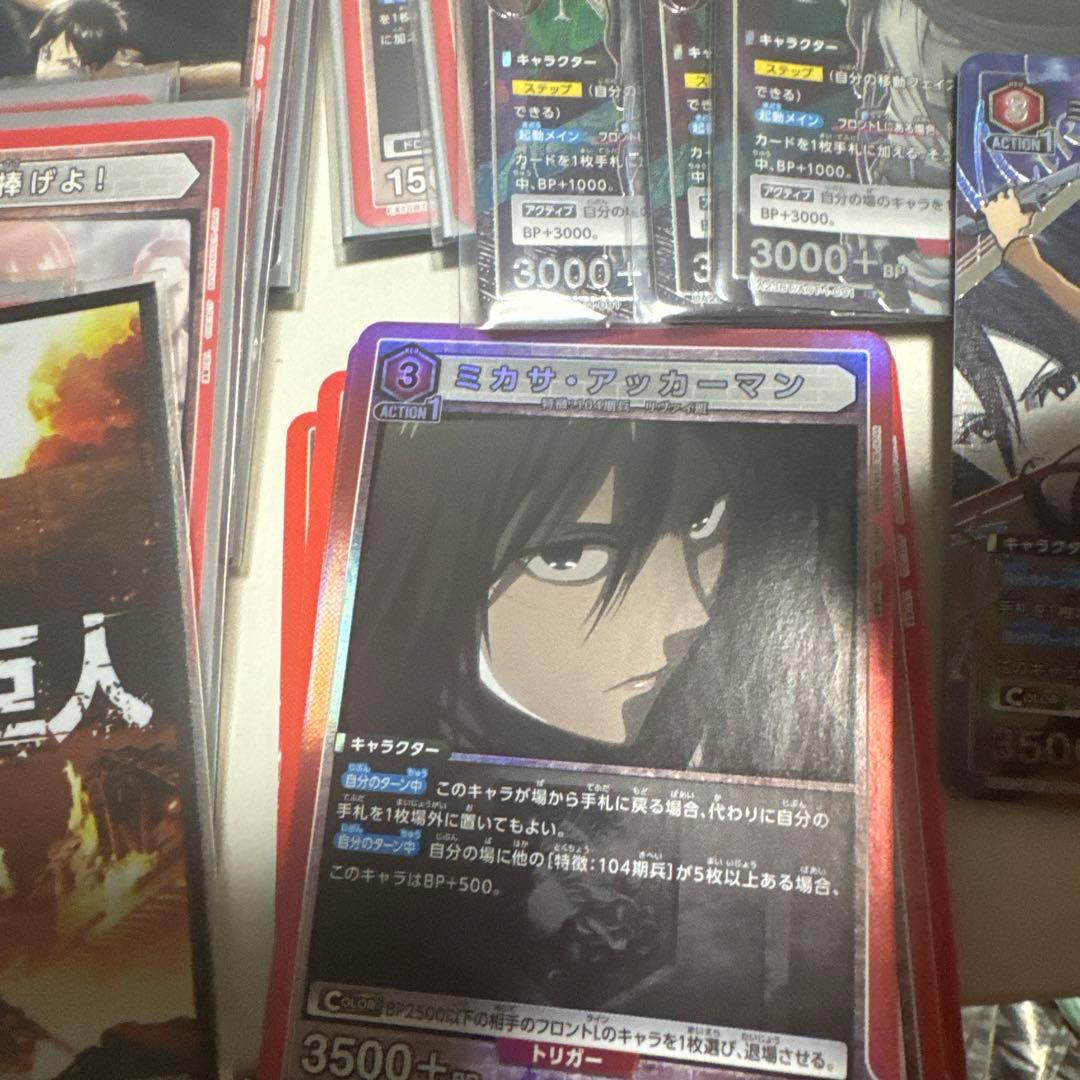 ユニオンアリーナ 進撃の巨人 8エレン 構築済みデッキ 調整パーツ付き プロモ