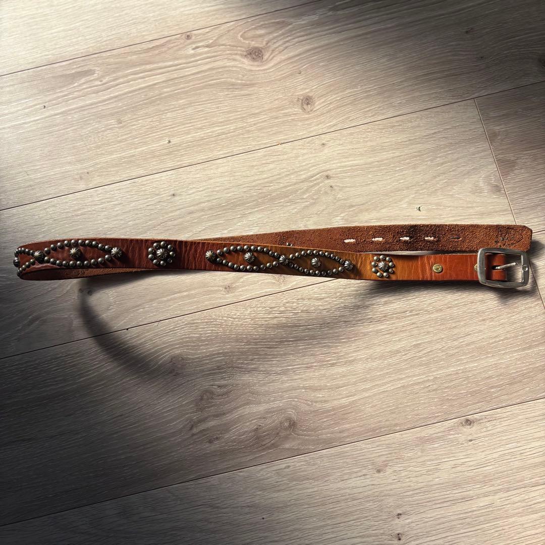 【早い者勝ち！】HTC スタッズベルト　ヴィンテージ