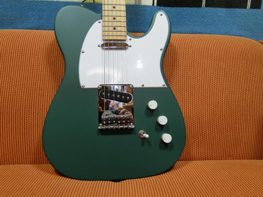 スマートギター☆PEOZ エレキギター オリーブグリーン