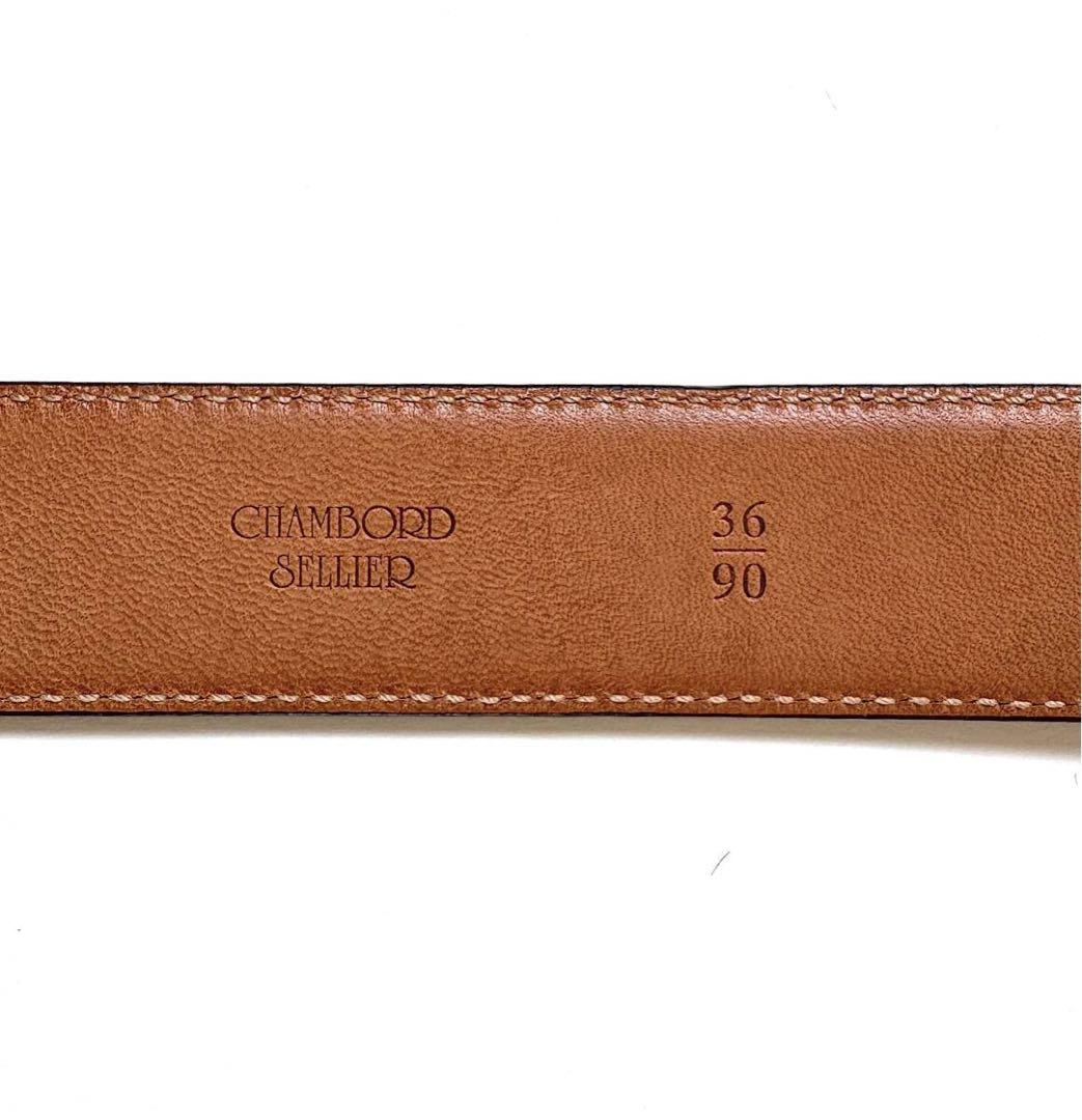 新品 シャンボールセリエ 36 / 90 ベルト 3cm幅 正規品 定価3万