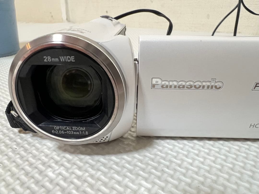 Panasonic HC-V480MS ビデオカメラ バッテリー×3 ケース付き