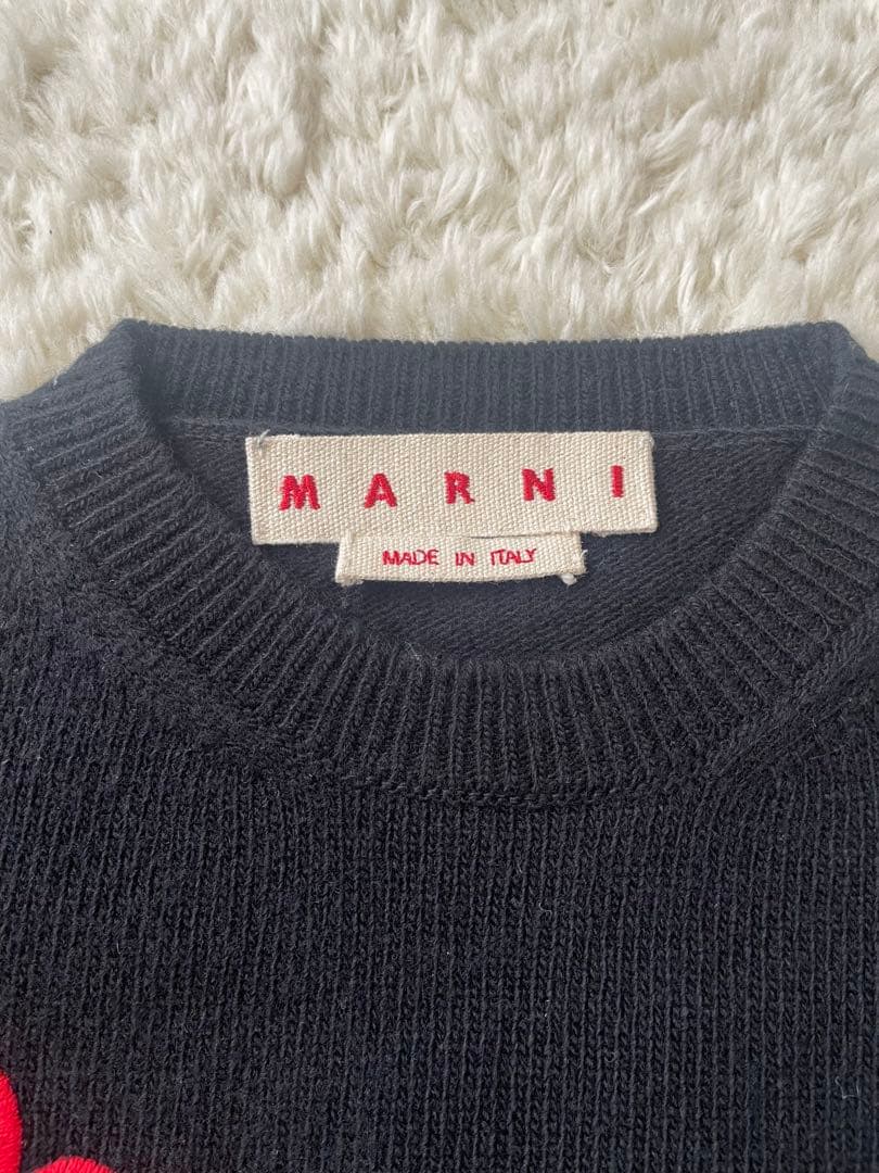 本日まで出品・マルニ・ロゴセーター