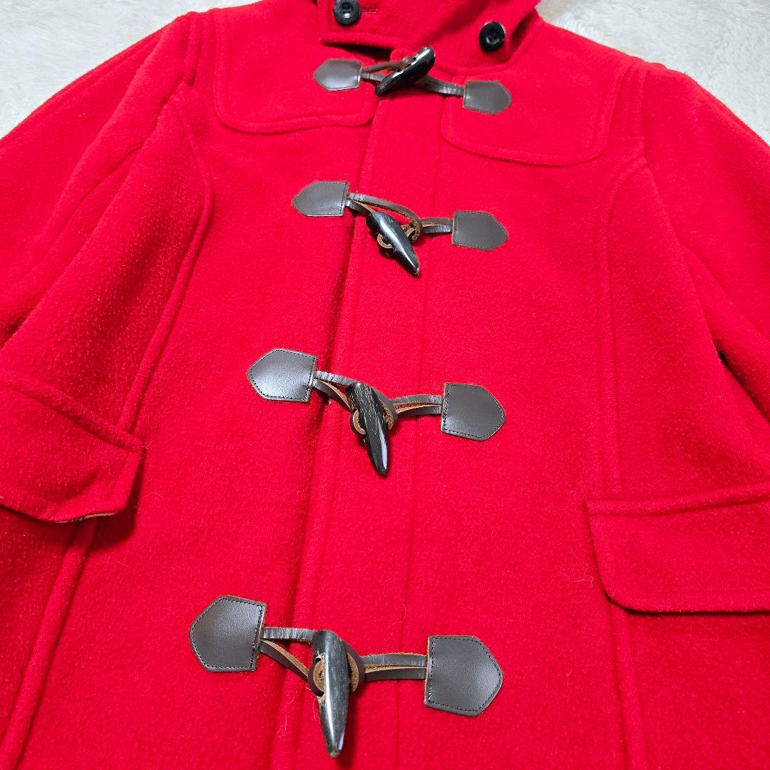 かえち様✨ バーバリー ロンドン ノバチェック ダッフルコート 赤