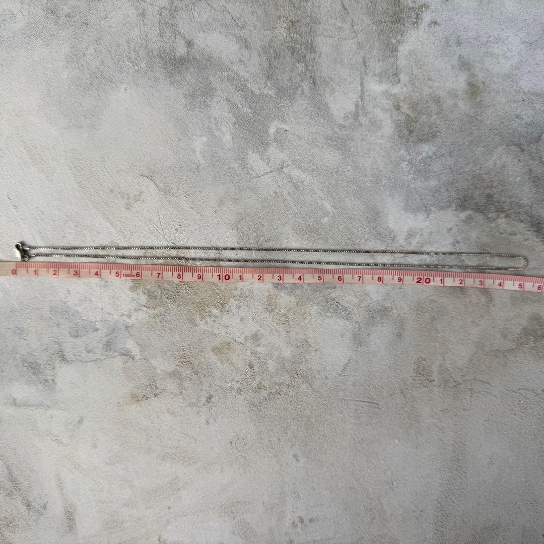 ヴィンテージ ブロックチェーンリンクネックレス シルバー925 メキシコ製