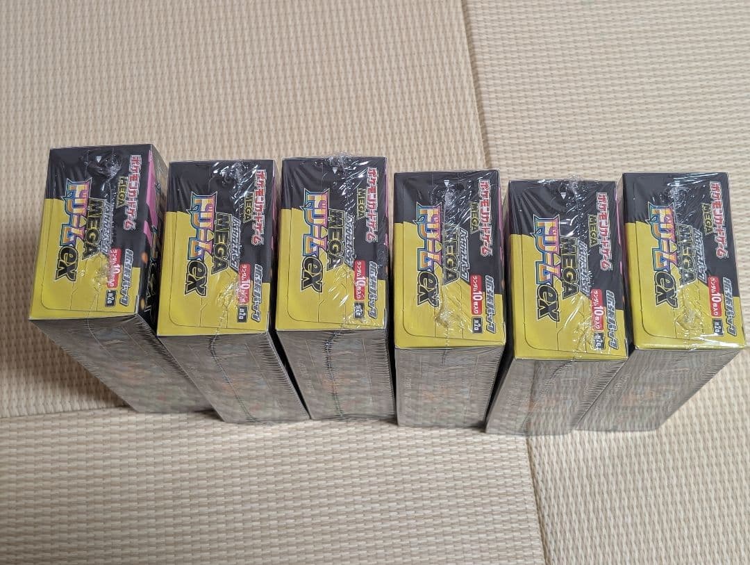 MEGAドリームex　6BOX　シュリンク付き未開封　ポケモンカード