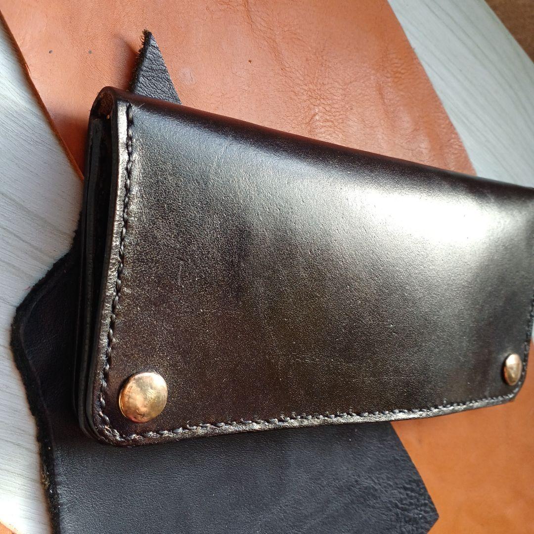 トラッカーウォレット　ロング　茶芯　ハンドメイド　42TALON