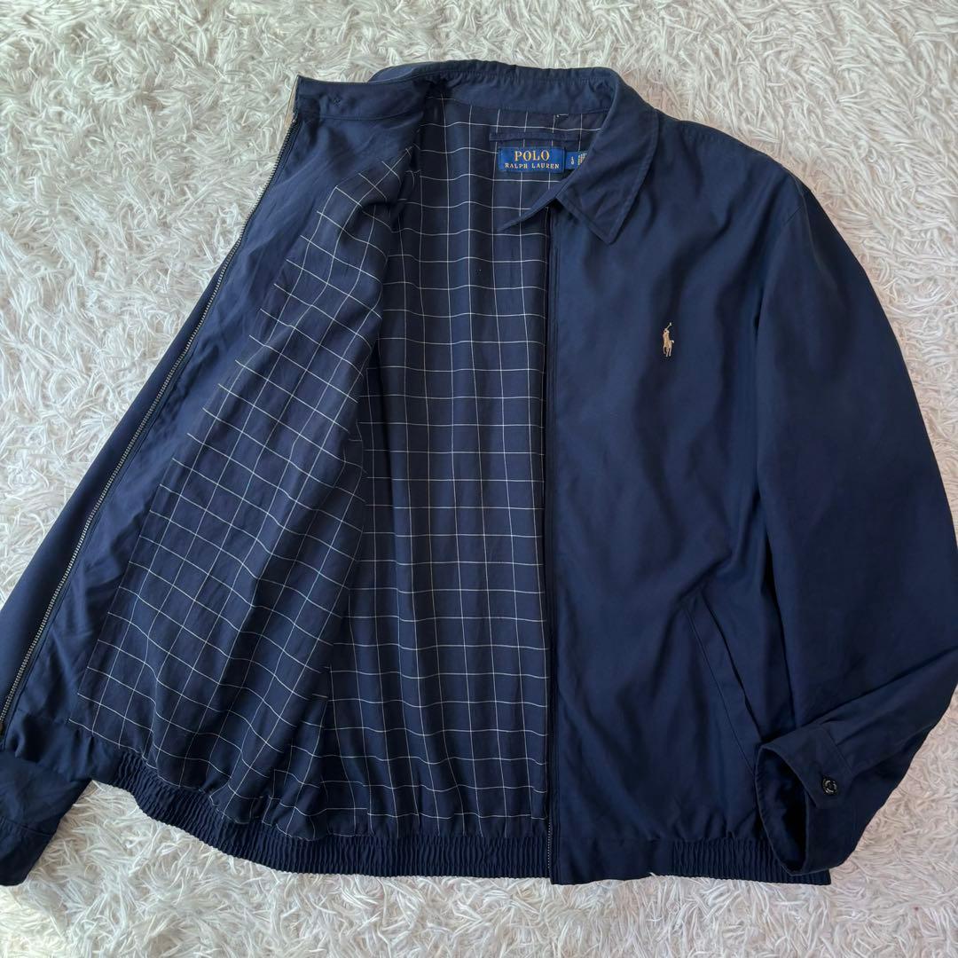 ✨希少色/XL相当✨ポロラルフローレン スイングトップ ペンチェック ポニー刺繍