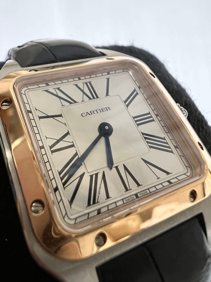 【suzuco】超美品Cartier サントス　デュモンSM /K18PG