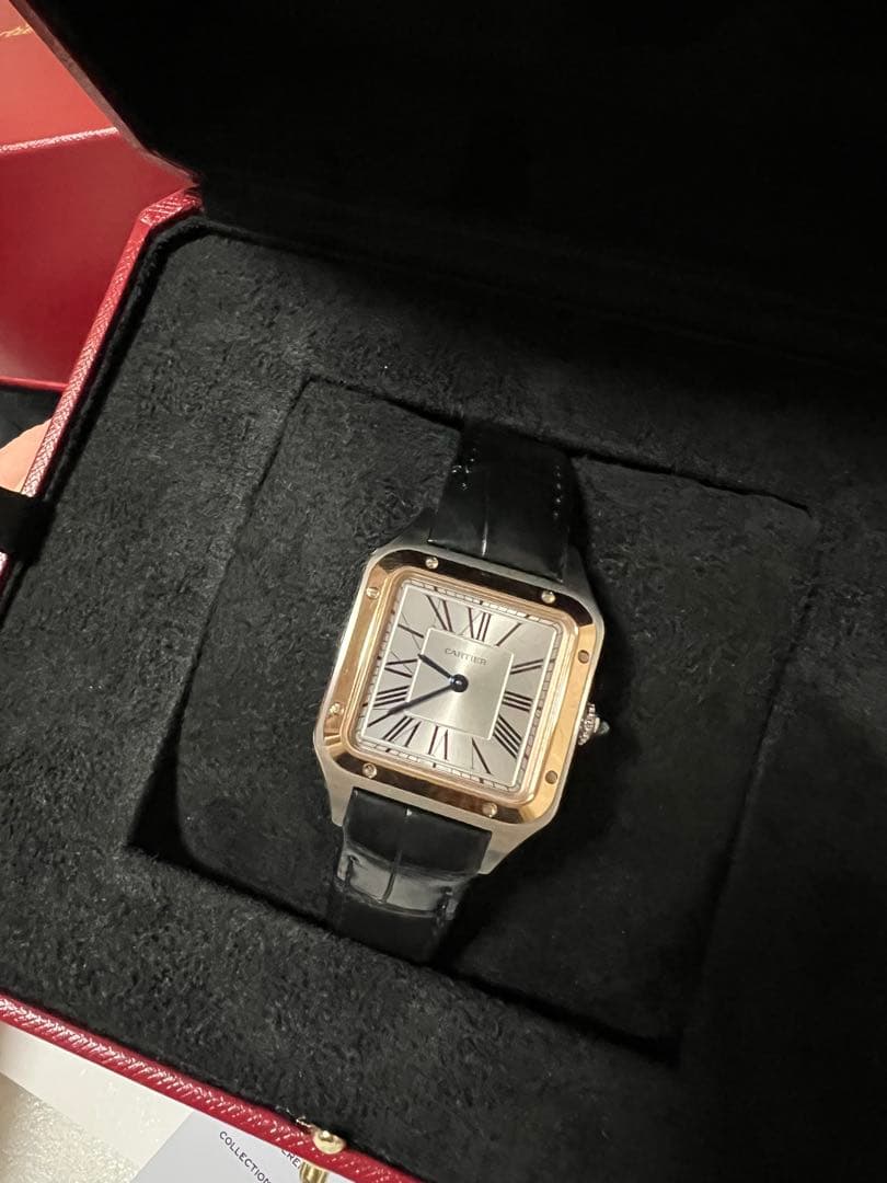 【suzuco】超美品Cartier サントス　デュモンSM /K18PG