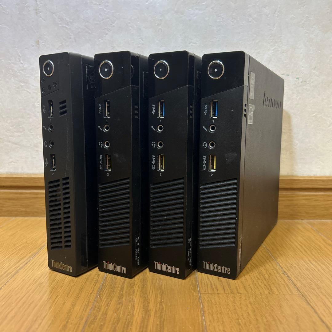 Lenovo ThinkCentre ミニPC 4台セット