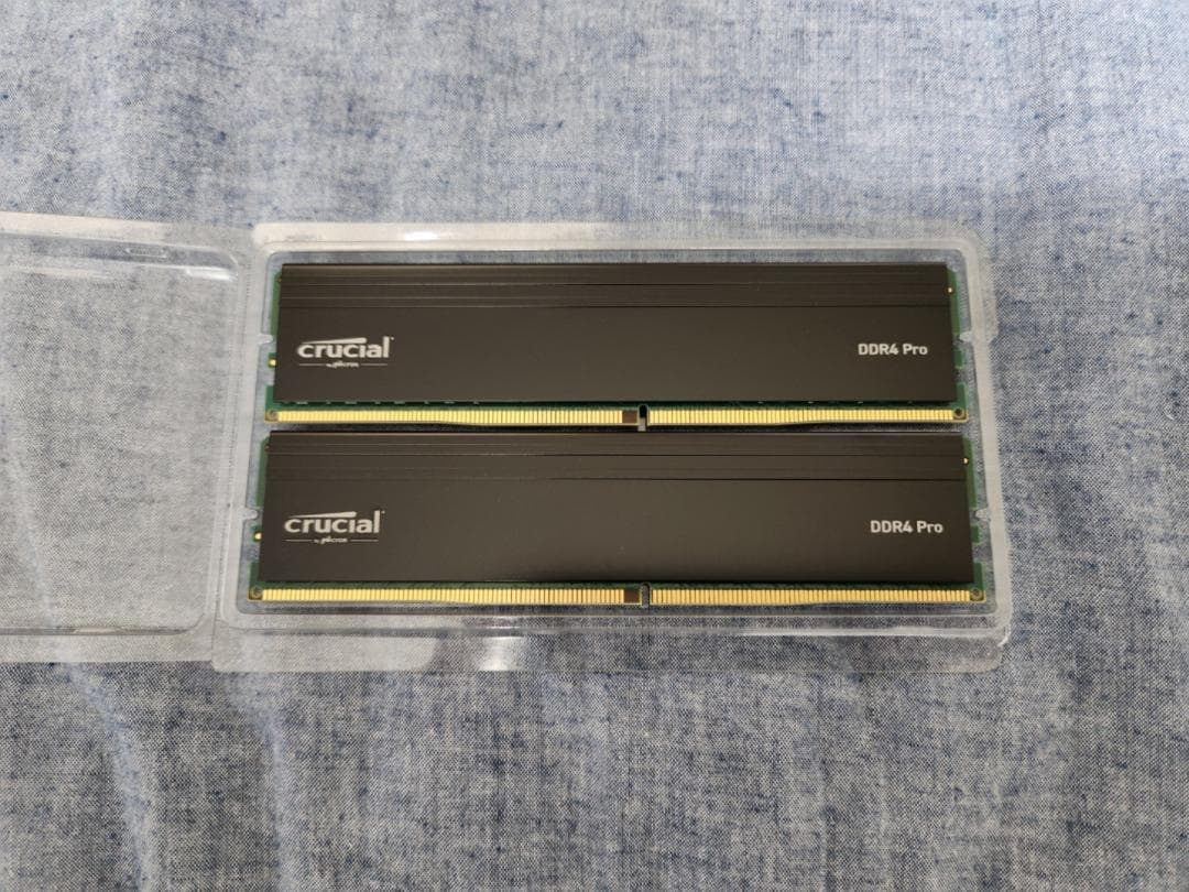 Crucial PRO (マイクロン製) 16GBX2枚 DDR4-3200