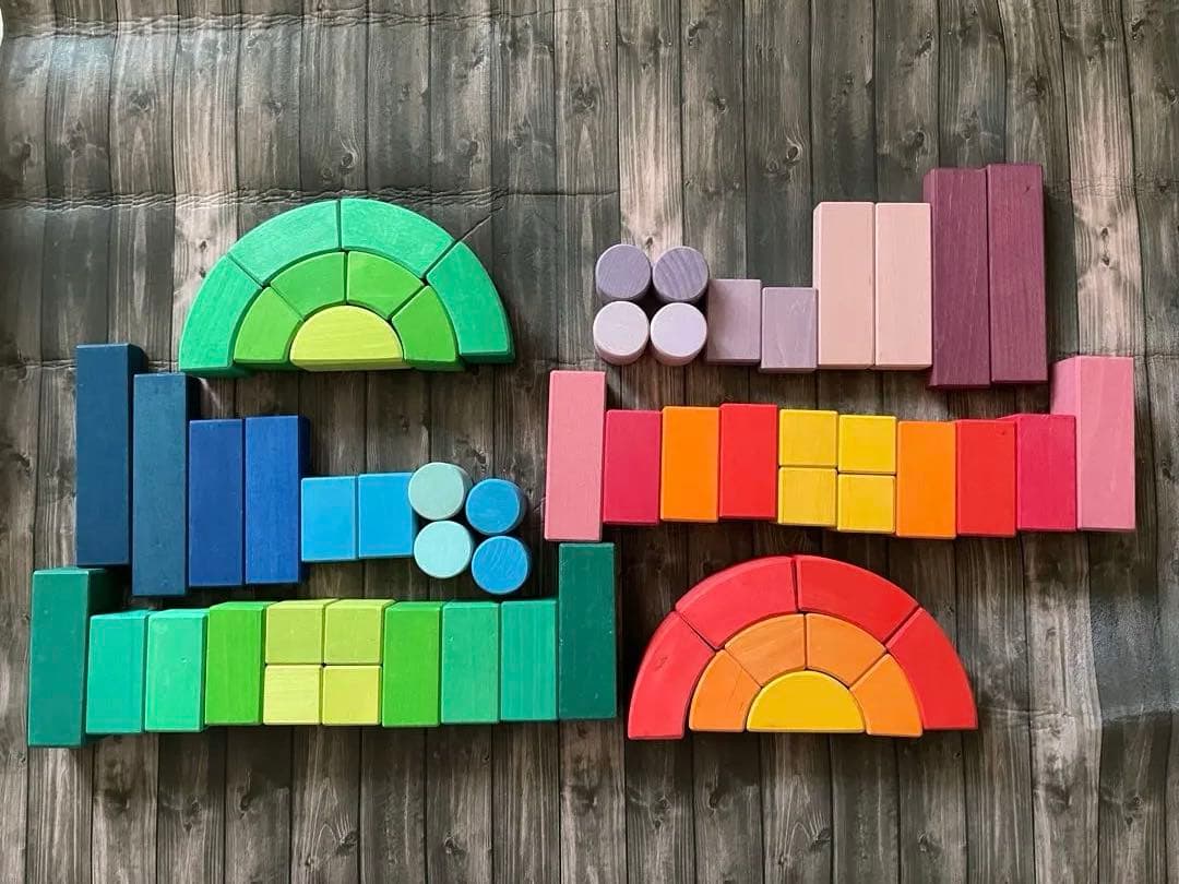 グリムス　GRIMM'S ロマネスクブロック　積み木　木製　知育玩具