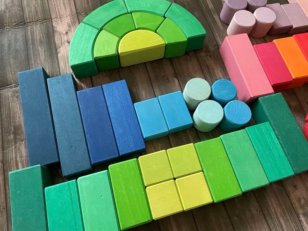 グリムス　GRIMM'S ロマネスクブロック　積み木　木製　知育玩具