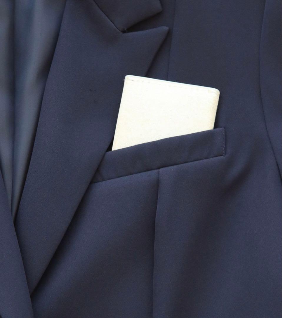 RUIRUI BOUTIQUE 洗える ストレッチ ベーシックスーツ ネイビー