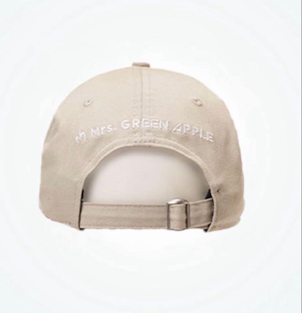 ピンズ付き Mrs. GREEN APPLE ニューエラ キャップ ベージュ