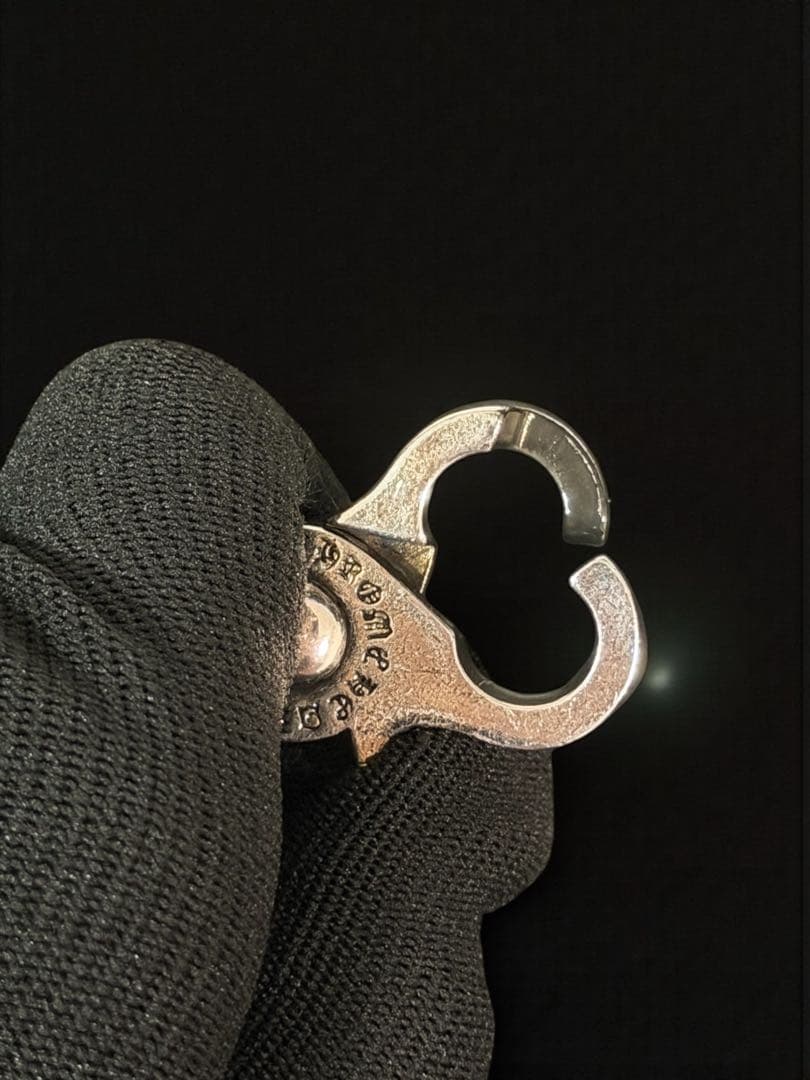 フック式 キーホルダー ダガーチャーム フローラルチェーン シルバー キーリング