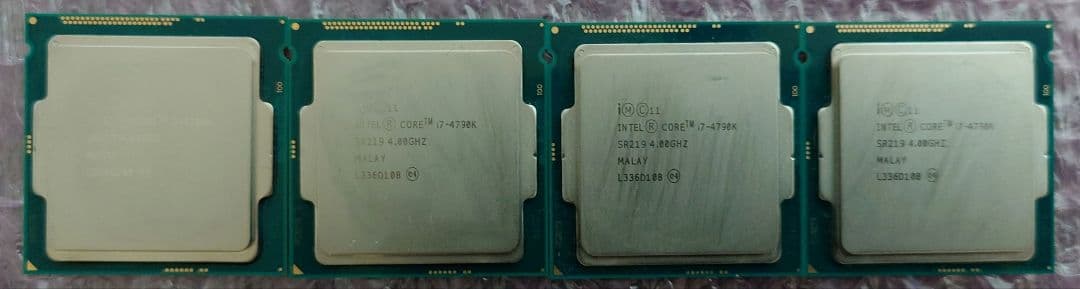 CPU Intel i7 i7-4790K 4個セット