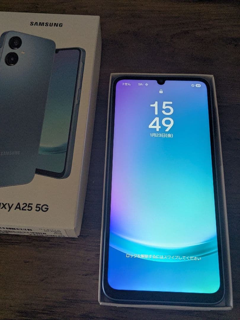 【極美品】Galaxy A25 5G ブルー SIMフリー