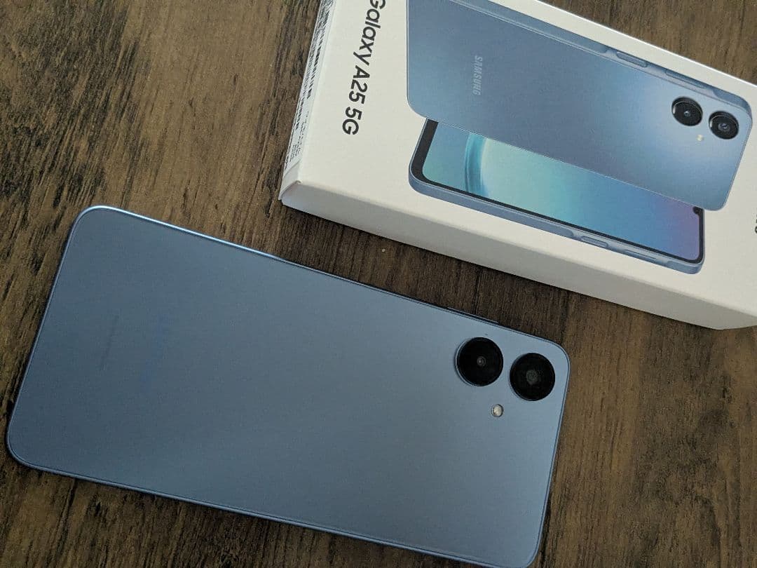 【極美品】Galaxy A25 5G ブルー SIMフリー