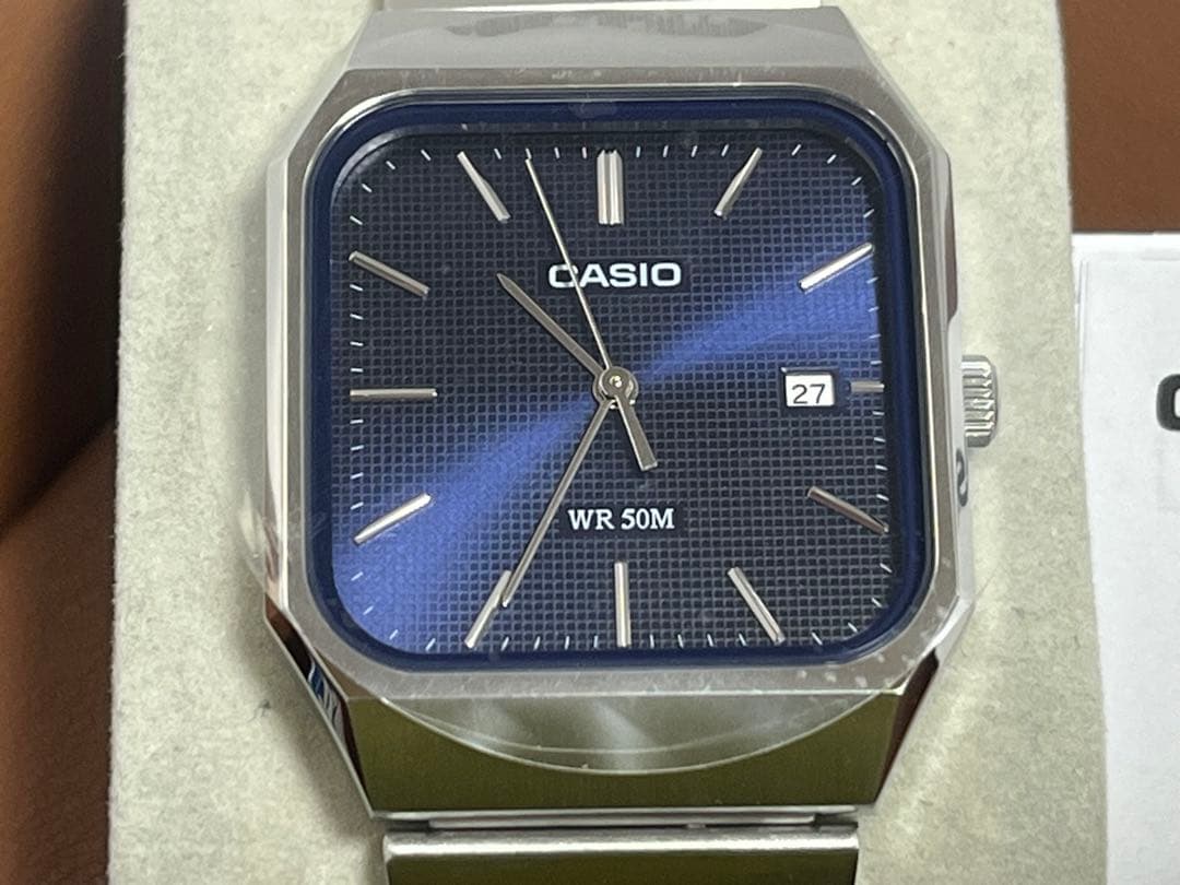 【新品】CASIO カシオ MTP-B185D 2A1 ネイビー【海外モデル】
