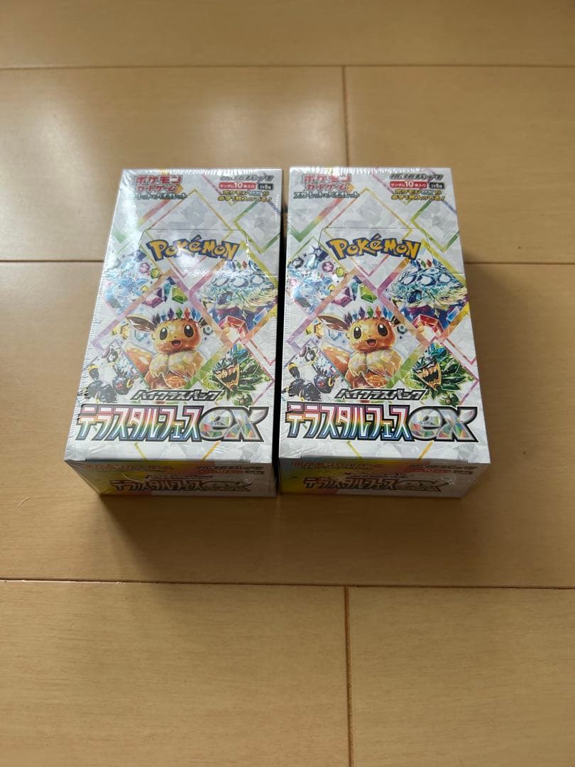 ポケモンカード　テラスタルフェスex box シュリンク付き　2box