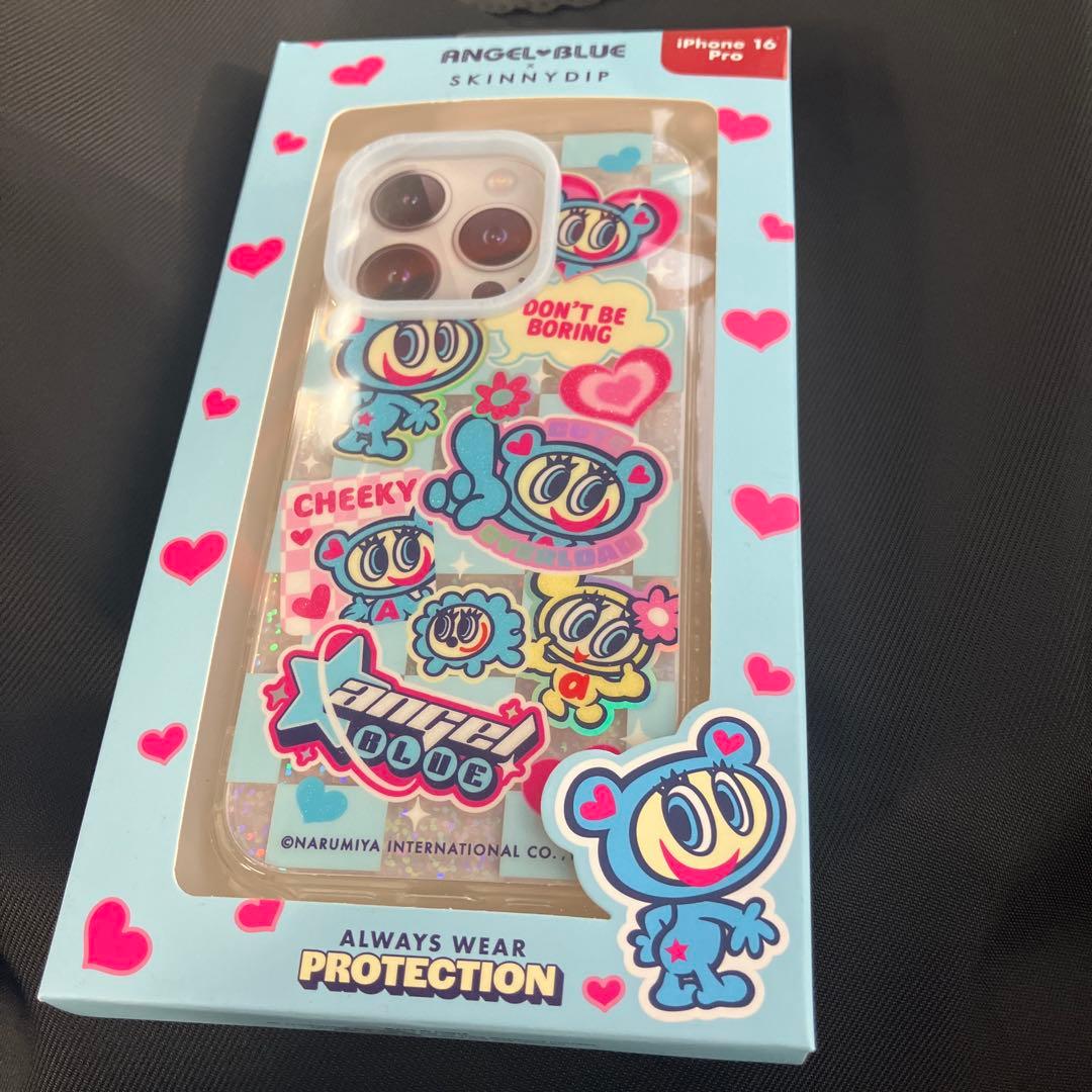 エンジェルブルー　スキニーディップ　スマホケース　iPhone16pro