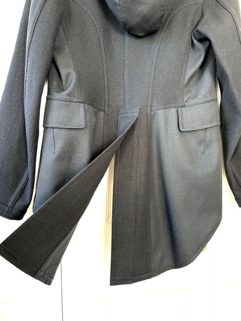 コムデギャルソン　コムコム フードジャケット　ブラック