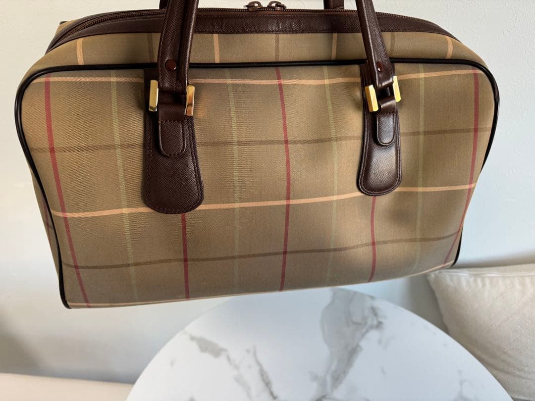 Burberrys チェック柄 ボストンバッグ 中型
