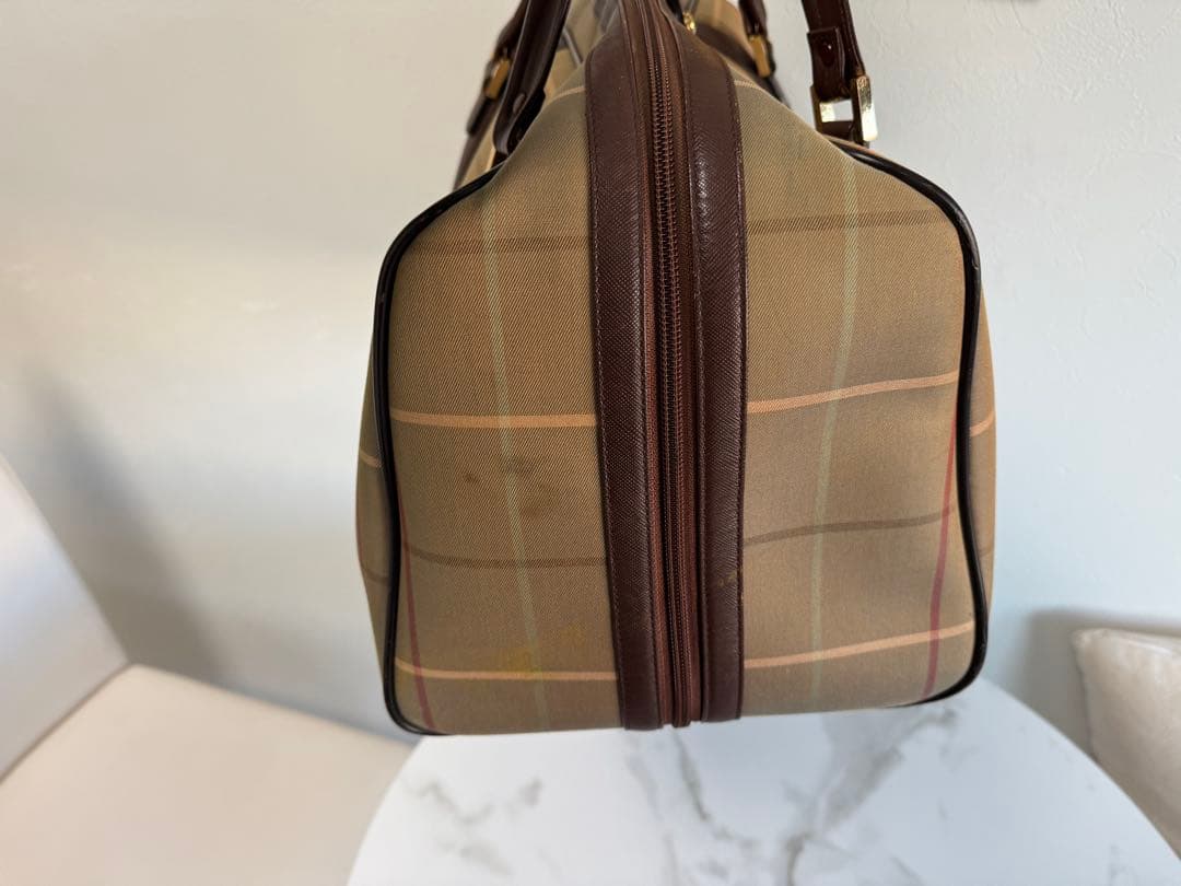 Burberrys チェック柄 ボストンバッグ 中型