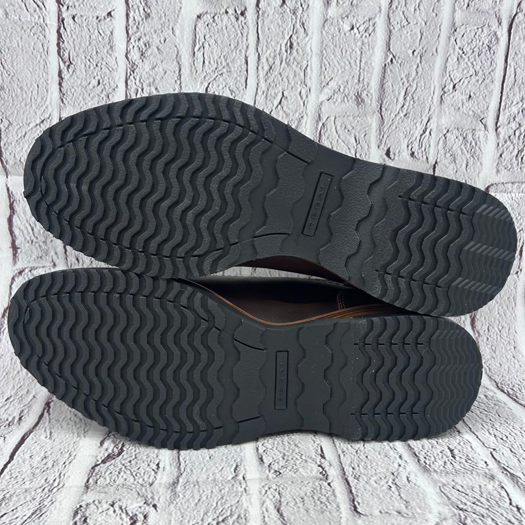 未使用【現行モデル】REGAL レザースニーカー レースアップ モンキーシューズ