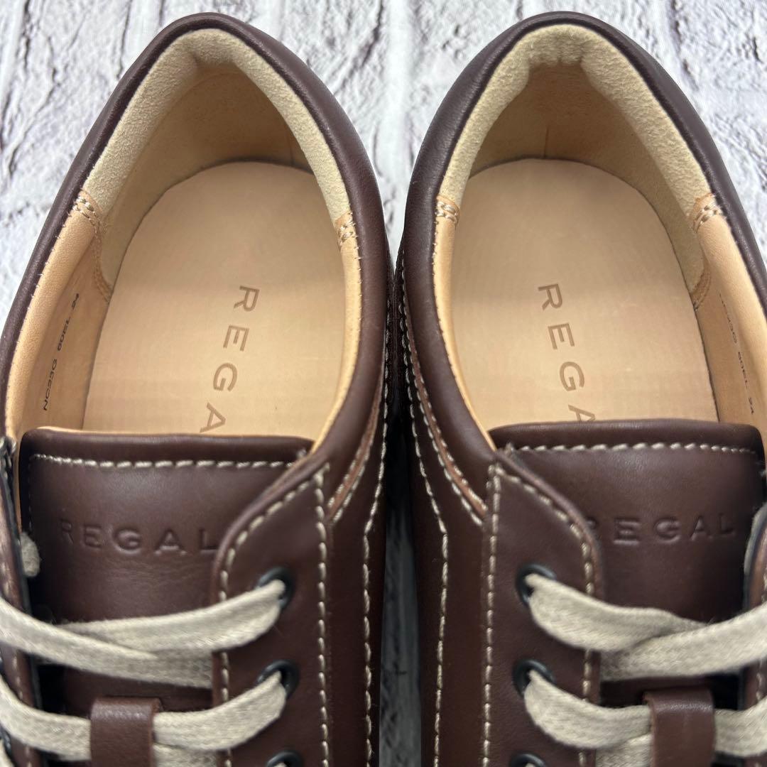 未使用【現行モデル】REGAL レザースニーカー レースアップ モンキーシューズ