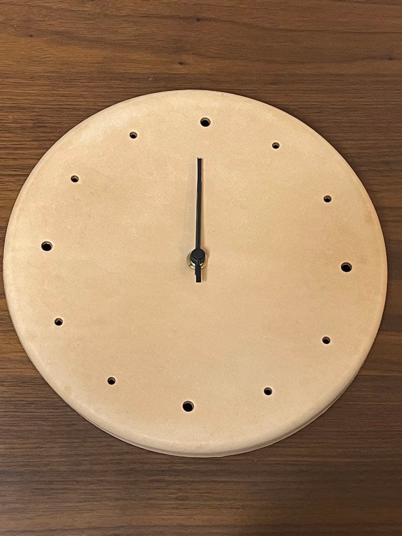 【Hender Scheme／エンダースキーマ】clock 5（レザークロック）