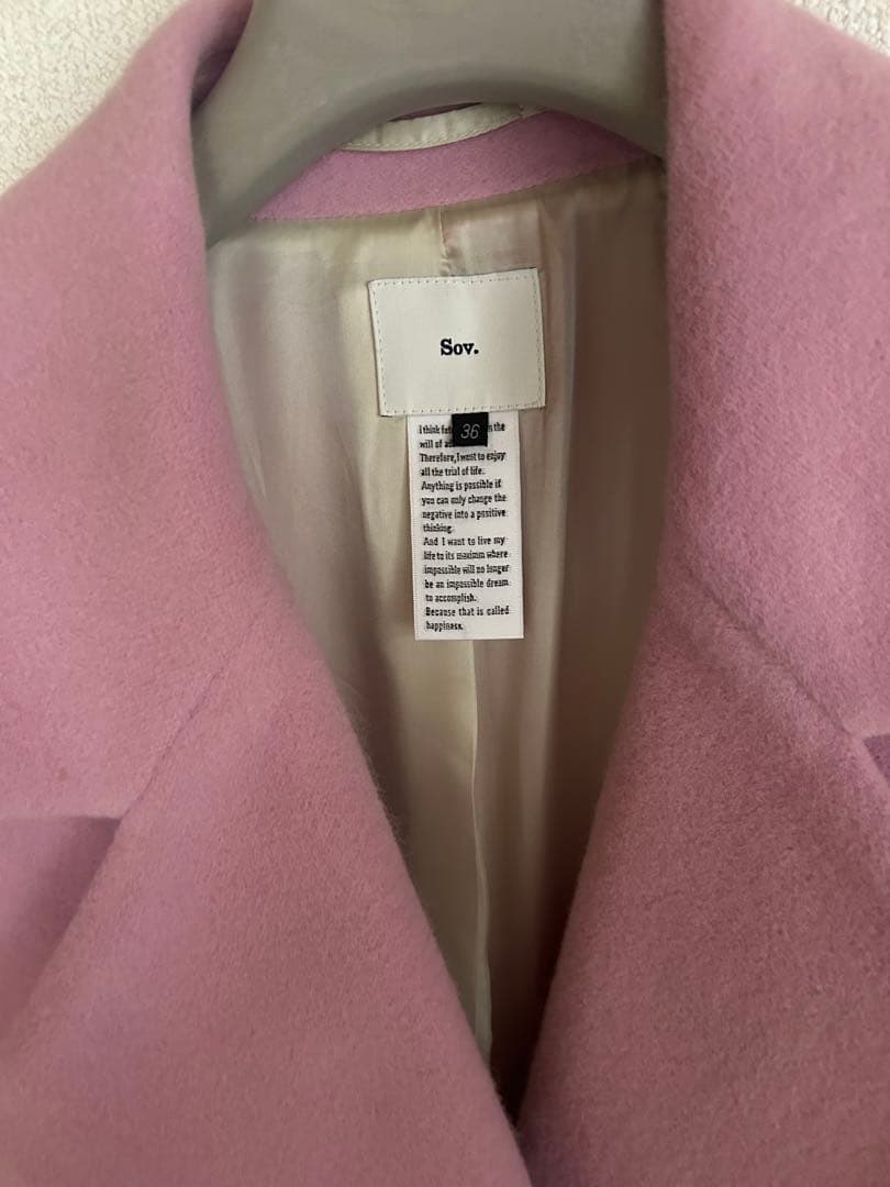 ダブルスタンダード　ピンク　コート