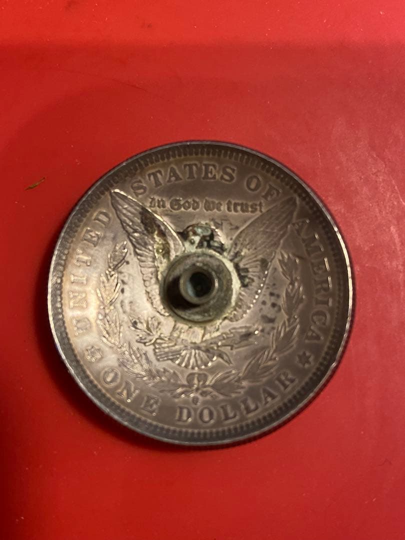 アメリカモルガンONE DOLLAR-シルバーコンチョ 1884年製