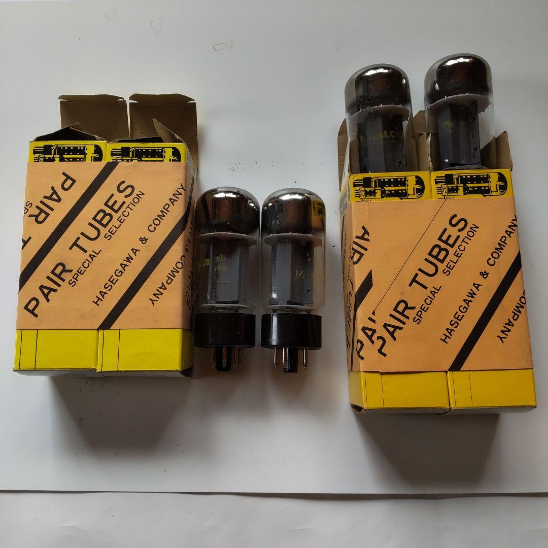 はなこSYLVANIA ECG真空管6L6GCペアチューブ２組４本PP用に