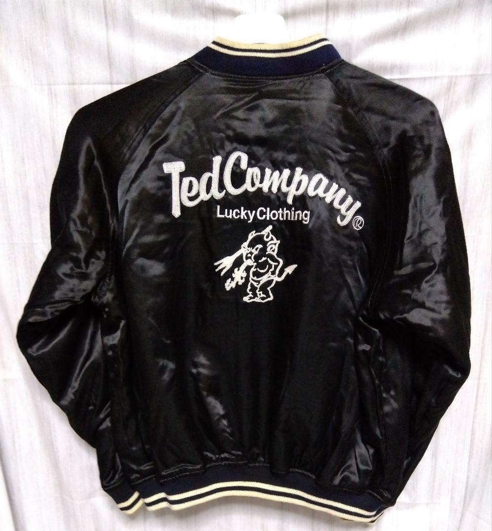 送料無料 USED テッドマン デビルモータース リバーシブル スカジャン黒42