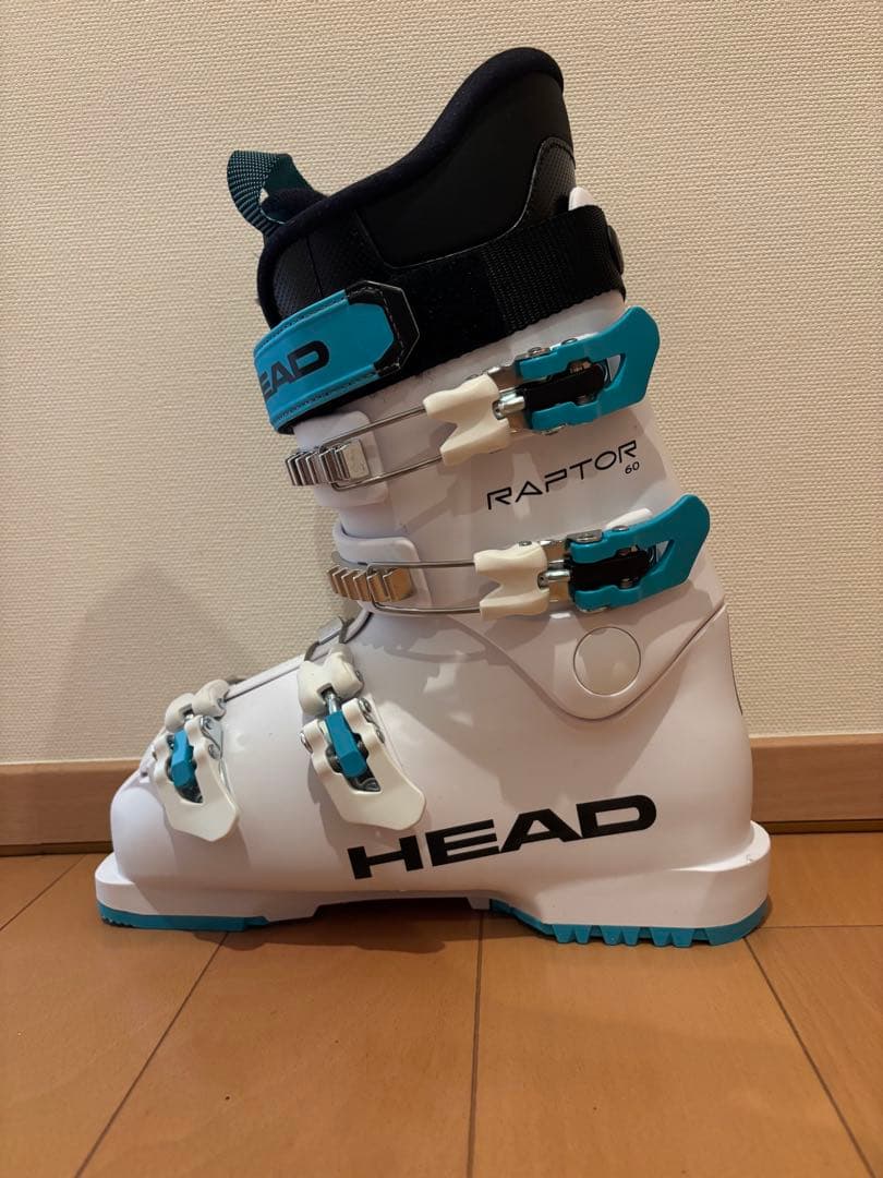 HEAD 子ども用スキーブーツ ホワイト raptor60 24-24.5センチ
