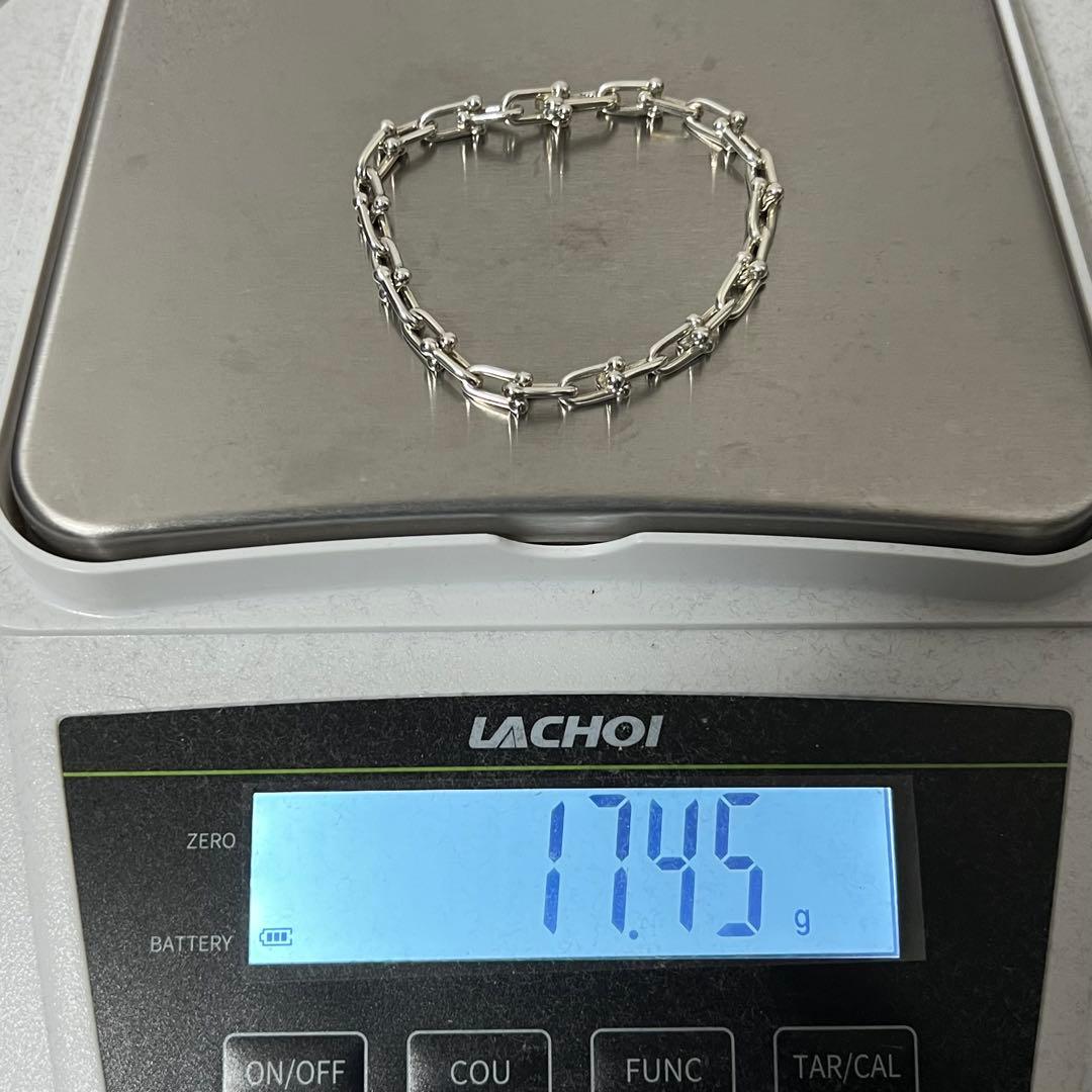 ティファニー TIFFANY ハードウェア スモールリンク ブレスレット SV
