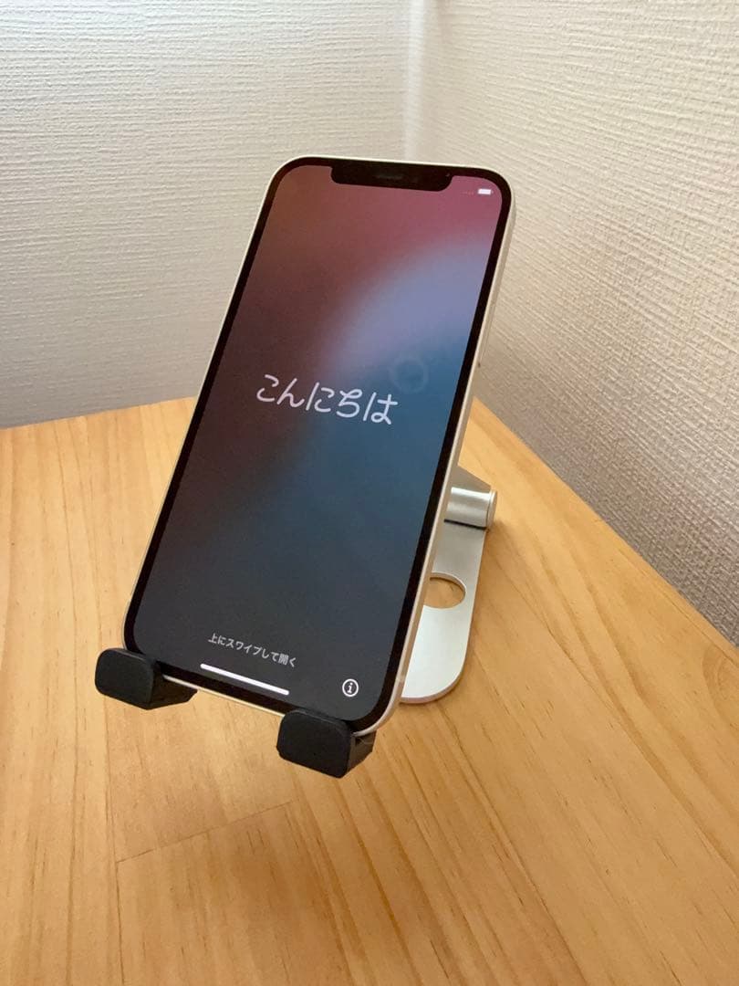 【美品】Apple iPhone 12ホワイト 128GB 76% SIMフリー