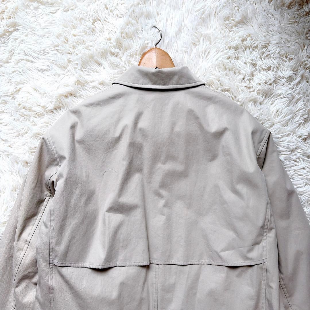 ギャルリーヴィー　パウダーコットンツイルダウンステンカラーコート　ベージュ　36