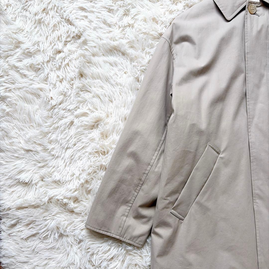 ギャルリーヴィー　パウダーコットンツイルダウンステンカラーコート　ベージュ　36