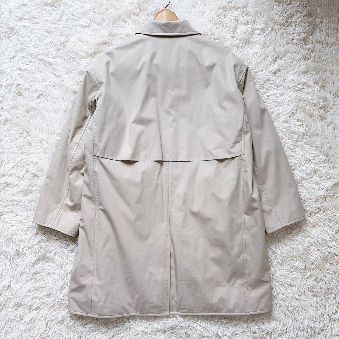 ギャルリーヴィー　パウダーコットンツイルダウンステンカラーコート　ベージュ　36